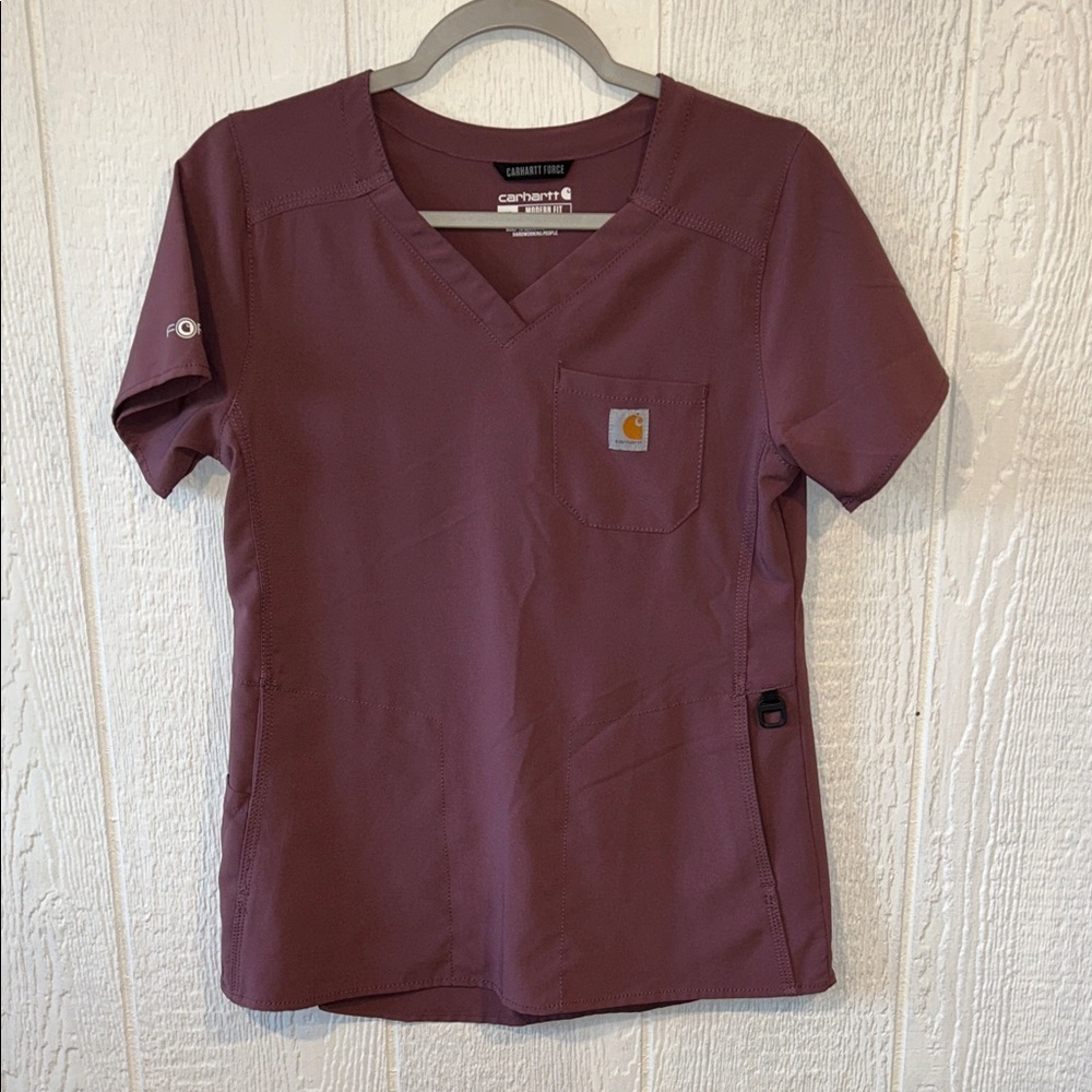 Carhartt Modern Fit Mauve Medical Scrub Top
